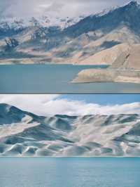 一路向西到新疆去雪山下感受湖泊的自由