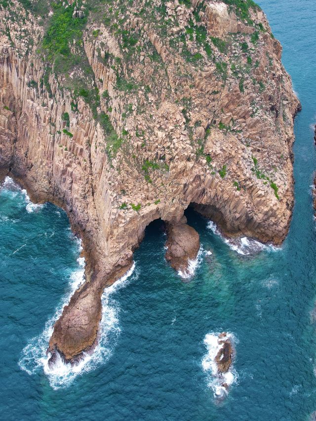 香港破邊洲，治癒系藍色海洋