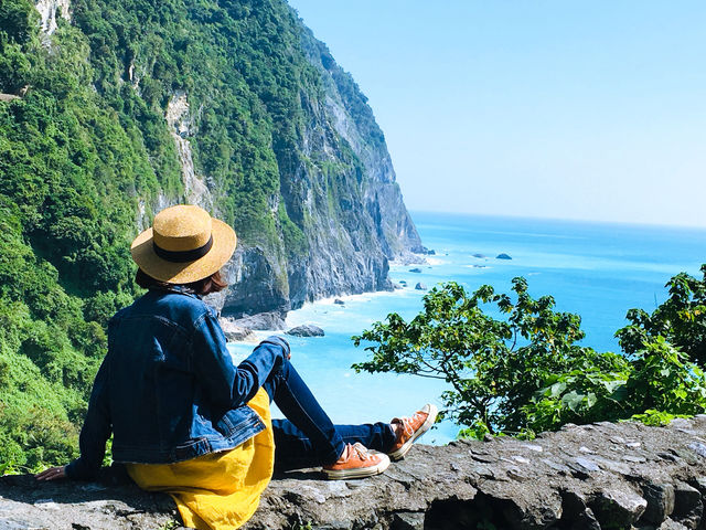 宮崎駿式的海岸線!太美了!