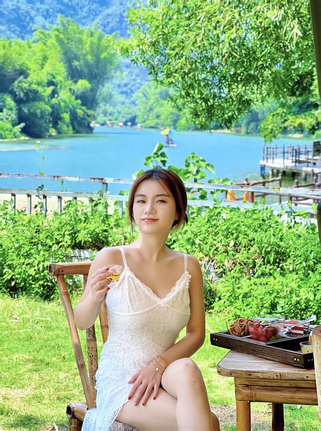 陽朔遇龍河畔的惬意住宿，盡享自然美景。