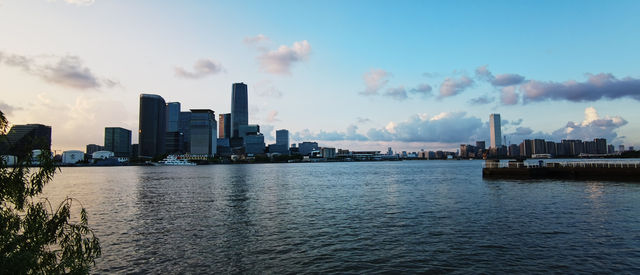 浦東一線無敵江景看夕陽。