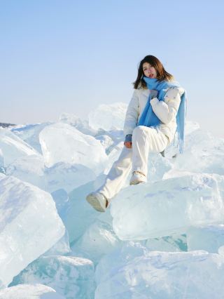 淨月潭長春的鑽石海我也算擁有了！