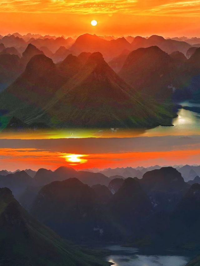 央視力薦的天等劍龍山—真的很美