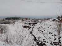 雪後的玉湖村，仿如童話世界