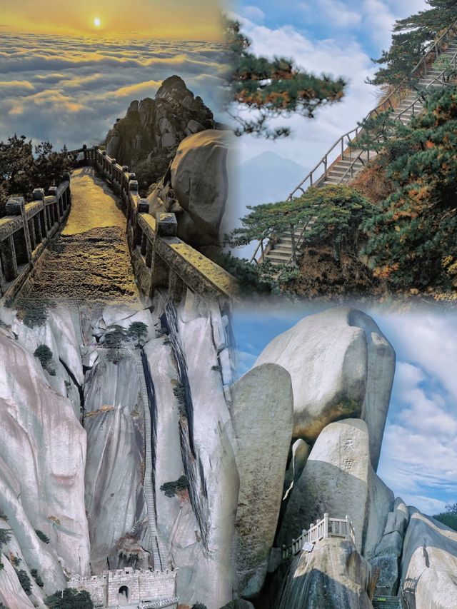 在天柱山嘅山頂，我彷彿觸摸到咗星辰大海。