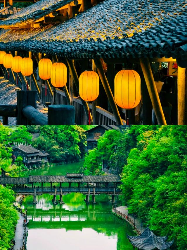 住進烏江寨的時光裡：聽槳聲，品煙火。