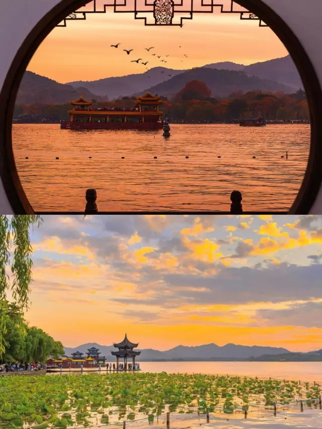 Hangzhou is here, West Lake has arrived without falling into any tourist traps, but...
