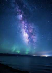 在海拔4718米的納木錯湖邊看‘星空極光’是一種什麼體驗？