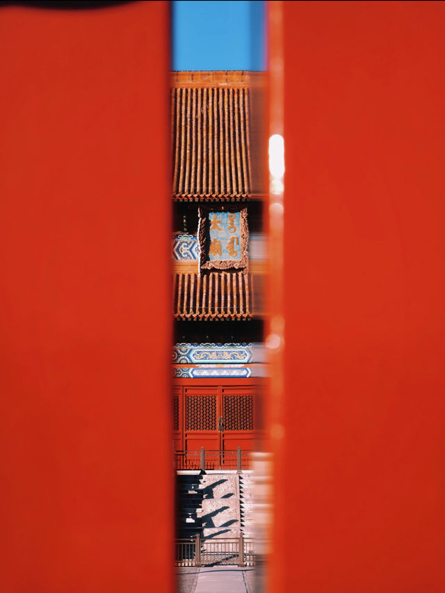 北京絕美打卡地太廟遇上藍天美到窒息