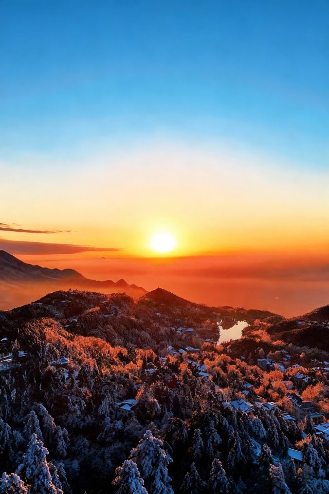 今年冬天一定要來廬山看雪！