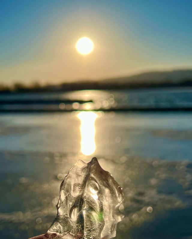 太原冰島 | 晉陽湖碎冰落日 太原冰島 | 晉陽湖碎冰落日