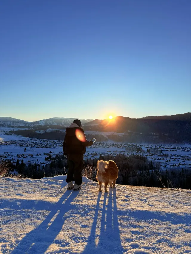 今日份禾木日出，絕美