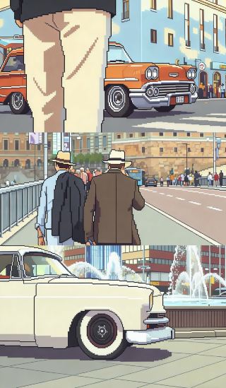 เช้าวันหนึ่งในสตอกโฮล์ม: การตีความที่สมบูรณ์แบบของศิลปะมินิมัลลิสต์แบบนอร์ดิก (เวอร์ชันพิกเซล)