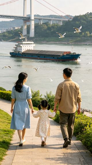 Family Trip to Yichang｜See the Dam and Enjoy the Qingjiang River, Beautiful Scenery All Along the Way