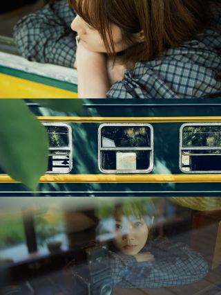 Shanghai Old Platform Crossing the Spring Green Train of 1876