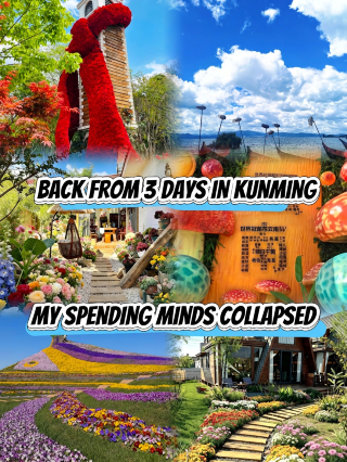 Three days in Kunming are over, and my spending habits have collapsed