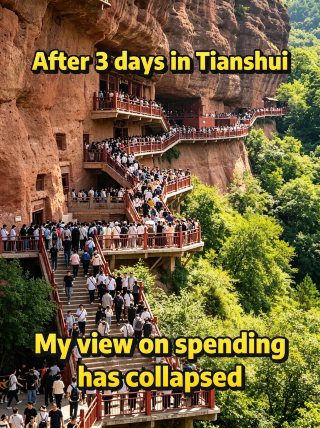 Spent 3 days in Tianshui, and my perspective on spending was completely changed