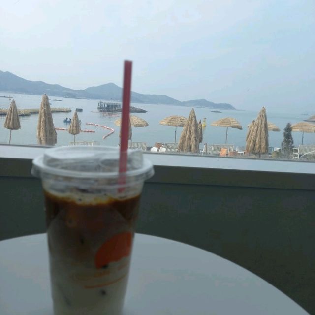 선유도해수욕장에서  장자도 최애카페 카페라파르