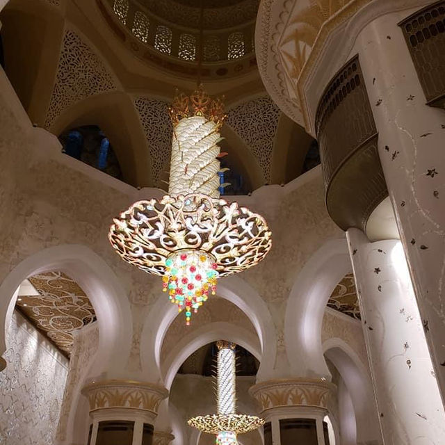 最美清真寺🕌️阿布扎比sheikh zayed mosque🫶🏻杜拜旅行半日遊