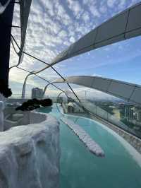 Jacuzzi pods overlooking KL skyline 🥂
