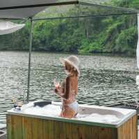 ริเวอร์แจ่มจันทร์ | นอนบ้านริมน้ำที่กาญจนบุรี