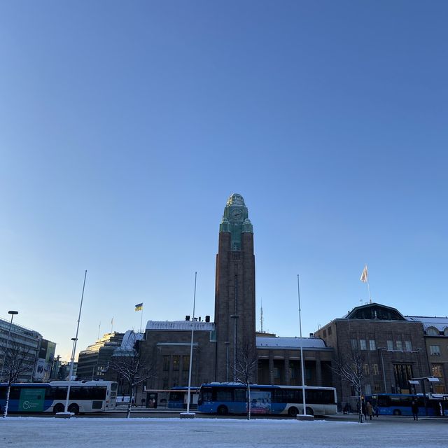 Trip in Helsinki for two days with freezing weather 