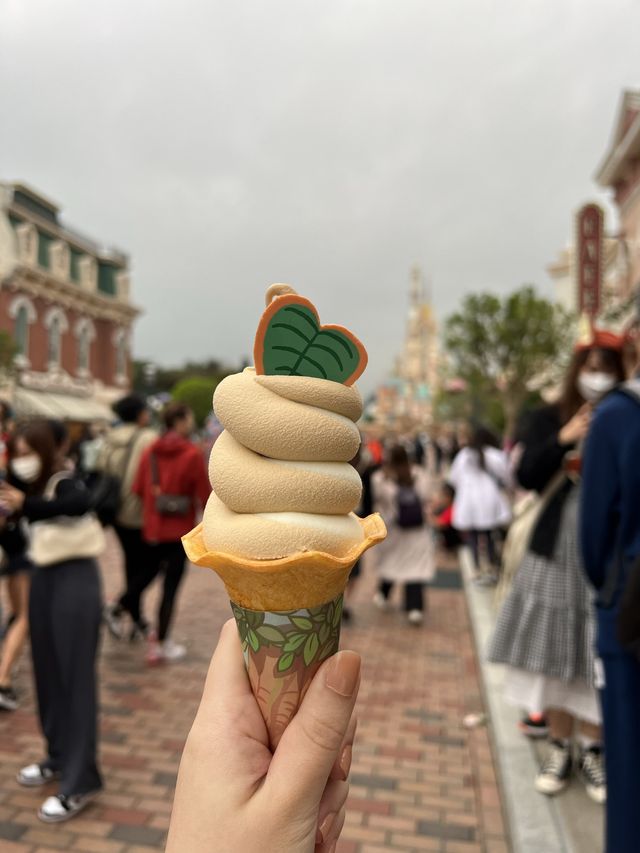迪士尼樂園春日祭新口味雪糕🧡💚🍦🧊