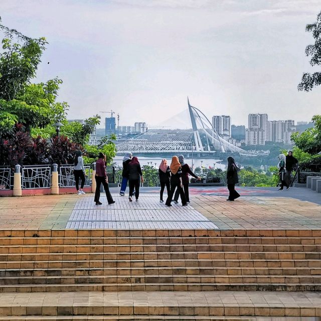 Scenic view on top of Putrajaya Steps 