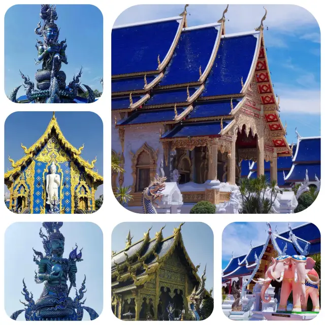 💙🕌✨ 清邁藍廟～藍色夢幻的寺廟奇蹟！💙🕌✨