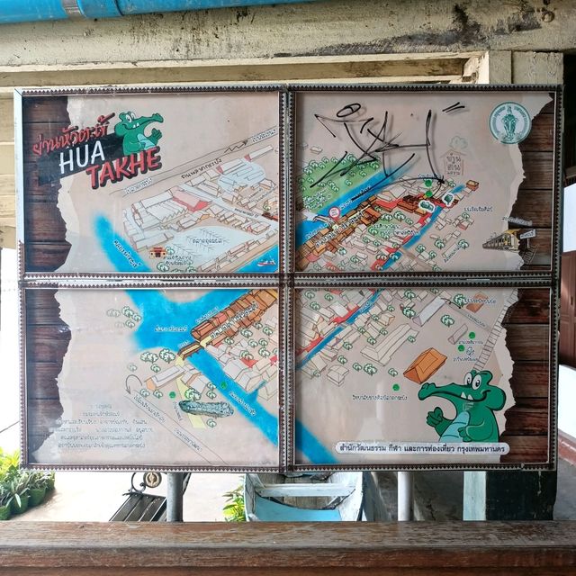 ชมตลาดเก่าหัวตะเข้ ชุมชนริมน้ำ