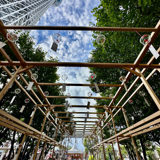 【東京】東京スカイツリーのテラスで見つけた風鈴の調べ