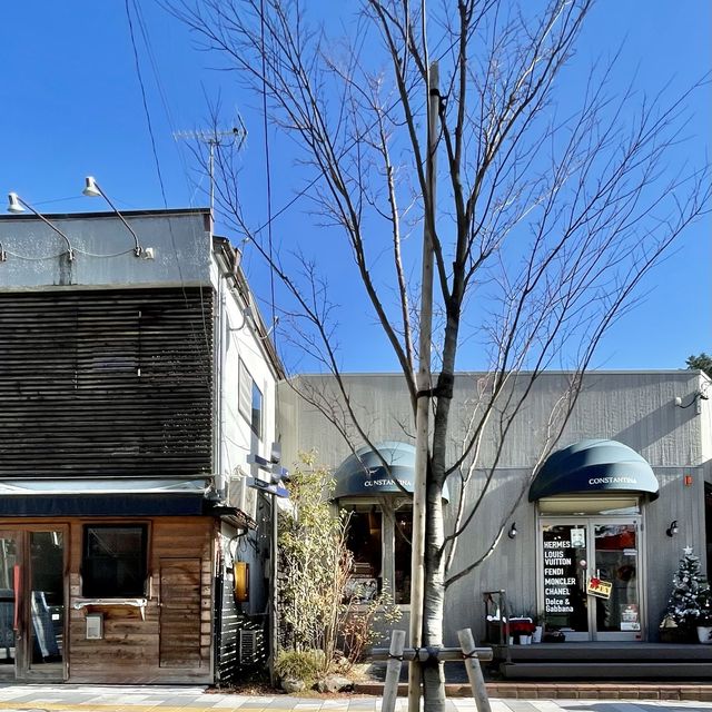 旧軽井沢銀座の街並み