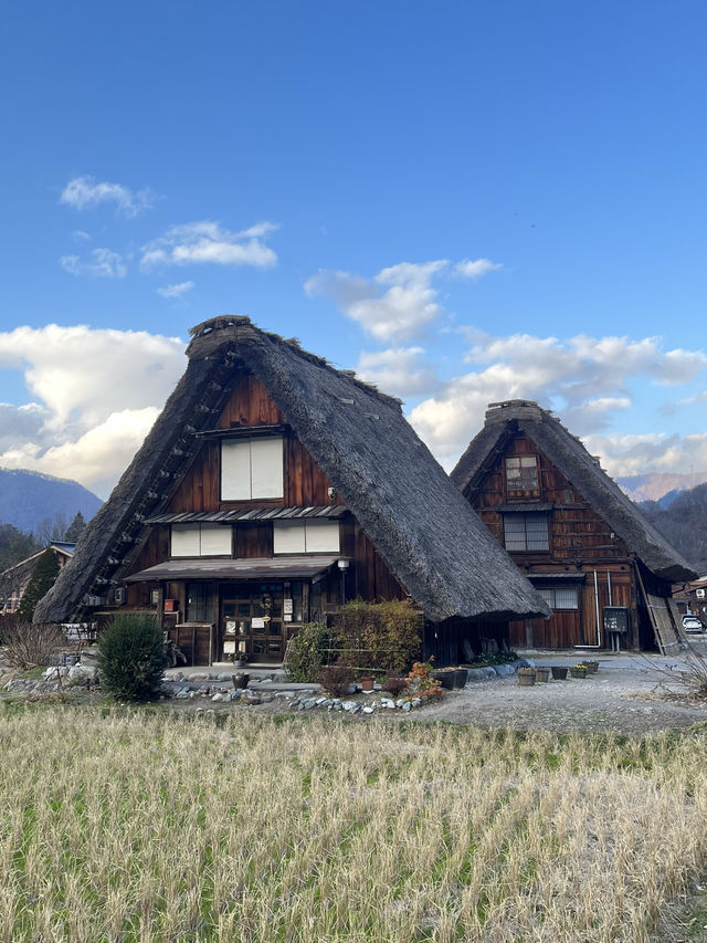 💕世界遺產白川鄉 完整保留了100多棟合掌古建築💕