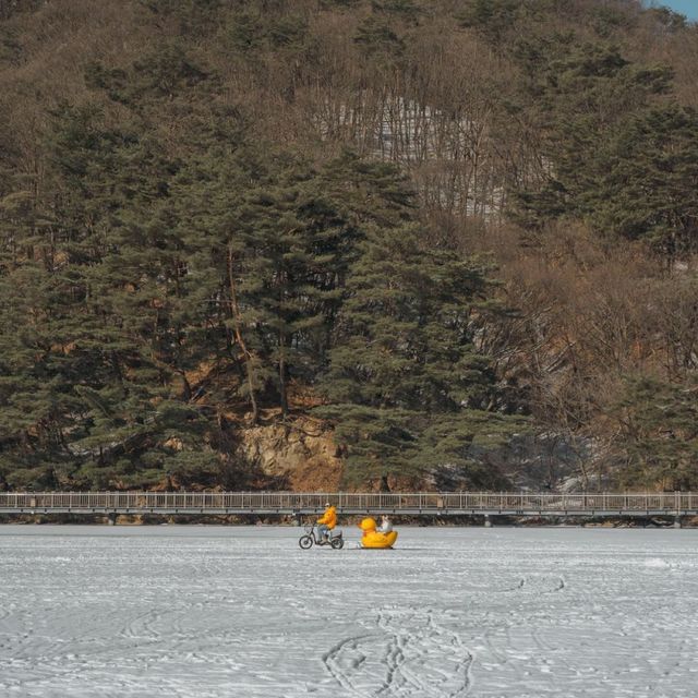 서울 근교 설경 즐기기 좋은 산정호수 액티비티 