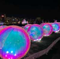 You must go to West Kowloon to see the amazing Giant Rainbow Bubbles🌈🫧😍