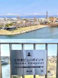 【富山】昼は立山連峰出来て、夜はライトアップが綺麗な橋