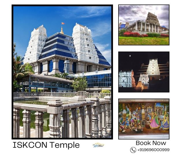 Book a Cab in Bangalore for the ISKCON temple.