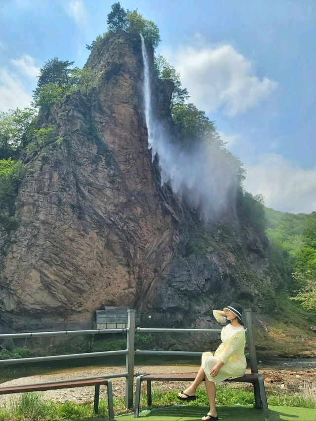 시원한 물줄기가 일품인 인제 인공폭포🌊