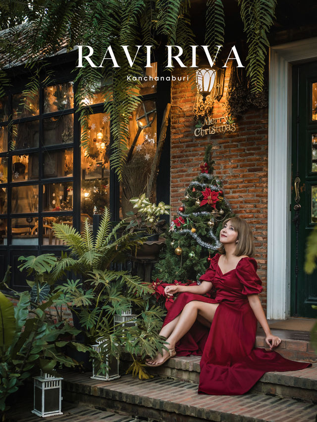 Ravi Riva คาเฟ่ลับสไตล์วินเทจ แถวท่าม่วง กาญจนบุรี