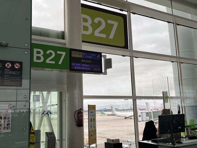 ヨーロッパLCC Vueling航空　Barcelona →Bilbao ✈️
