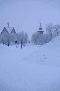 瑞典的白雪小鎮Kiruna