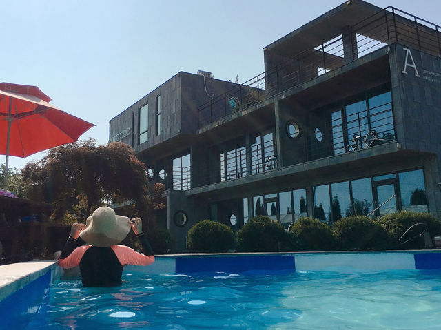 여름에는 수영장 있는 숙소가 최고! 석모도 여행