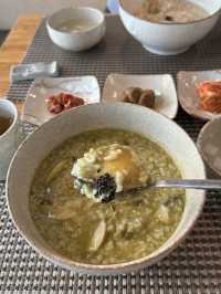 【韓国 ソウル】韓国の朝ごはんの定番✨あわび粥🍚