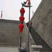 Xi'an city wall symbol of the greatest of Tang.