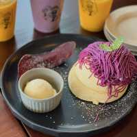 【沖縄】ふわふわ紅芋パンケーキ🍠🍠