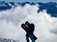 Skiing on Top of the World at Nordkette