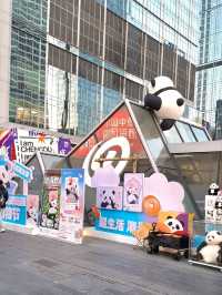 PANDAS AT EVERY CORNER , ONLY IN CHENGDU !
