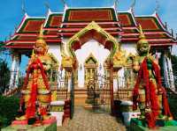泰國曼谷湄南河畔著名古跡皇家寺廟景點：Wat Sai Mai，金黃色華麗寺廟建築群，適合打卡拍照📸冥想