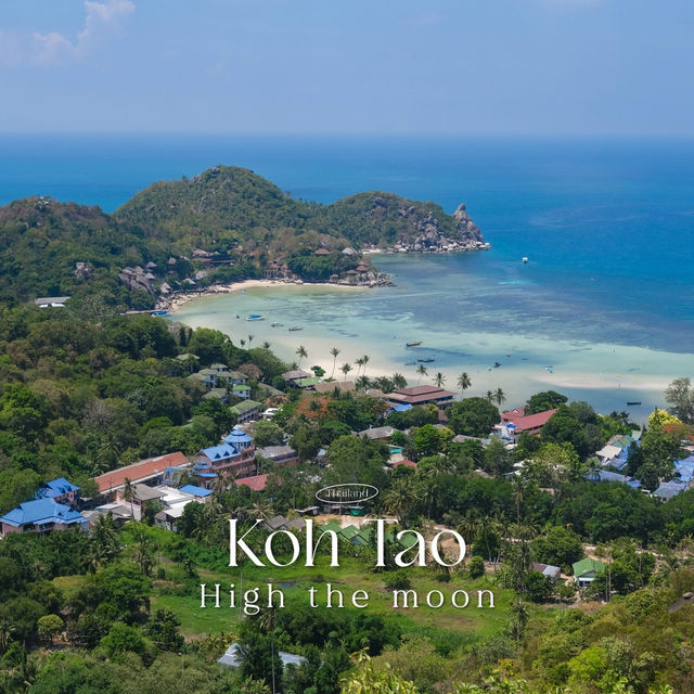 คาเฟ่บนภูเขาสุดชิล วิวสวยสุดปัง #เกาะเต่า 🌊🏝️