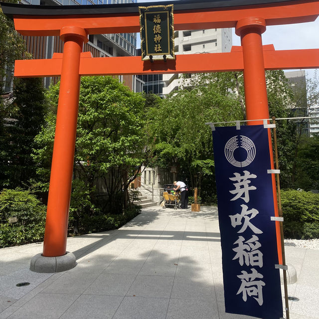【東京都日本橋🇯🇵福徳神社】街中にひっそり佇む神社⛩️